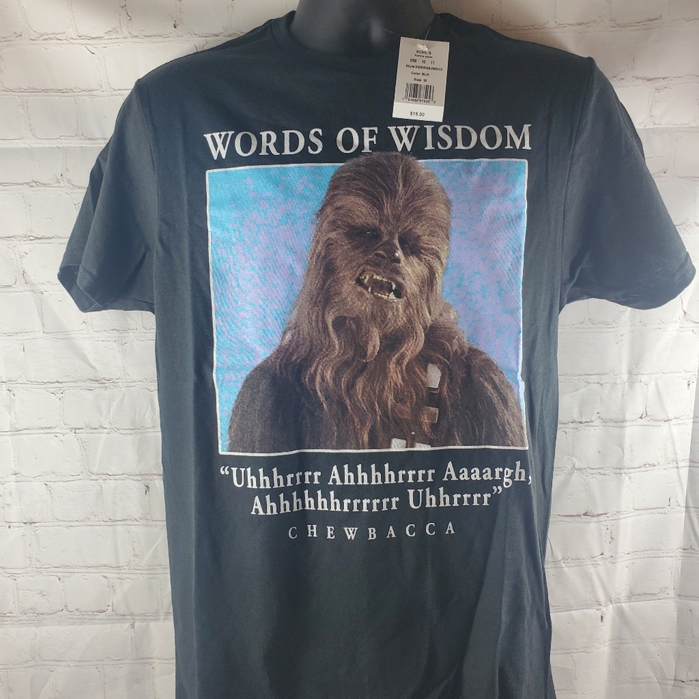 Chewbacca "words of wisdom" tee